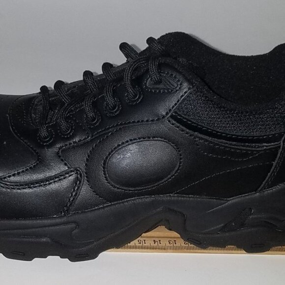 NEW Safety Toe Black Shoes Work ANSI Z41 PT99 ~ Men's Size 7 /Approx Women's 8.5 - Picture 8 of 12